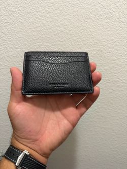 Coach Men’s card holder with money clip