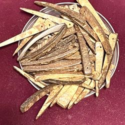 Lot Of 50 Coconut Drop Spike Beads 