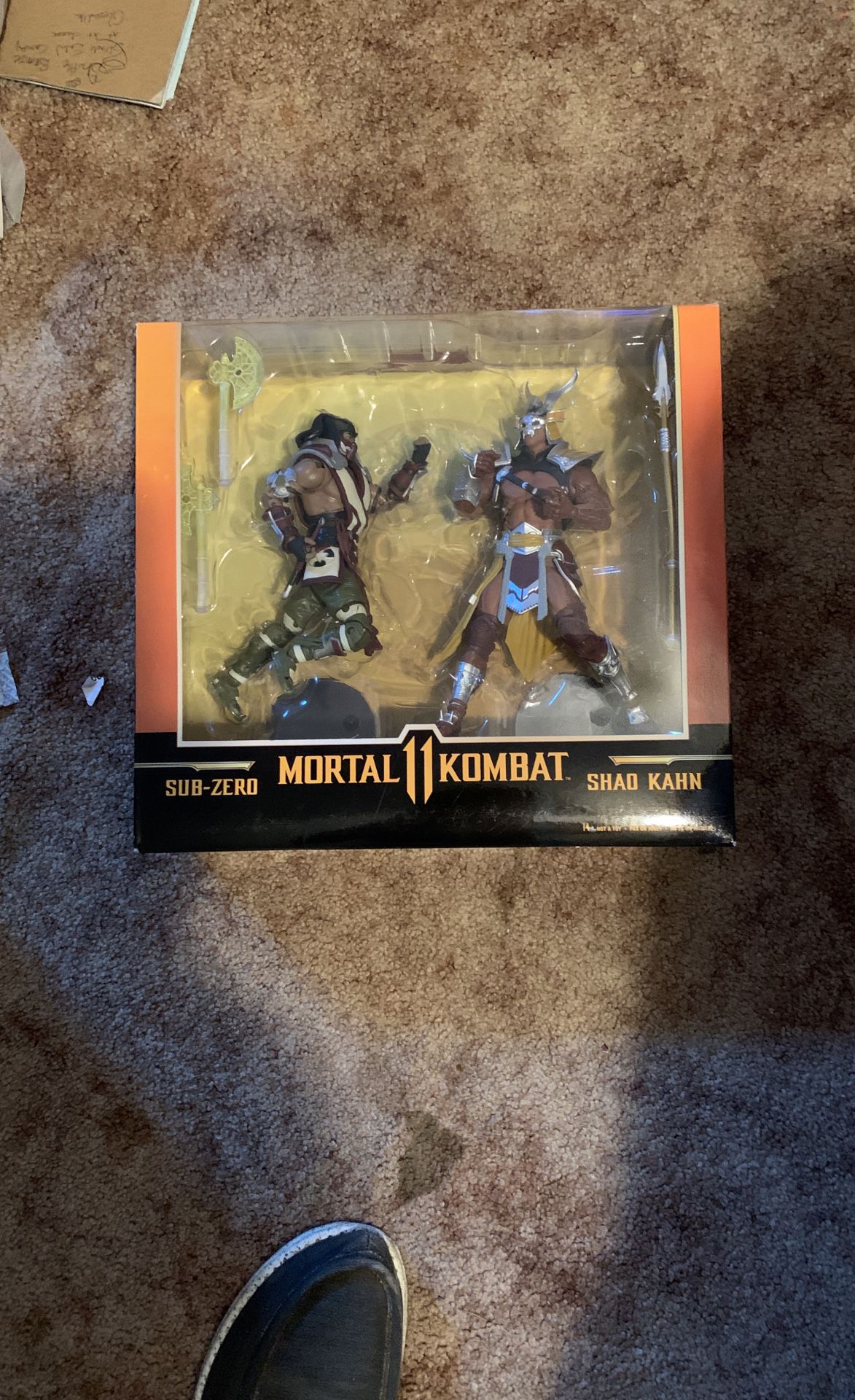 Brand New Mcfarlane Mortal Kombat 2 Pack Sub Zero Shao Khan