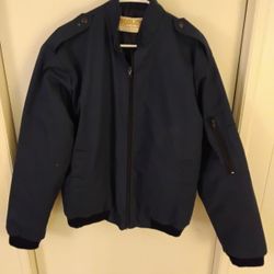 Men's Jacket Pooley's Made In England Navy Blue SZ 40