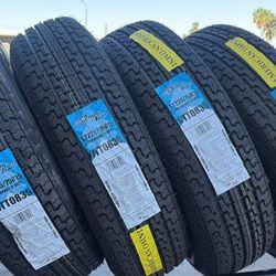 ST 225 75 15 New Set Of Trailer Tires 10 Ply