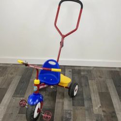 Radio Flyer 816 All-terrain Stroll ‘n Trike, Yellow Blue & Red

