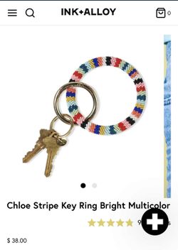 Multicolor Bangle Key Ring