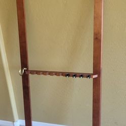 Solid Wood Pool Cue Rack