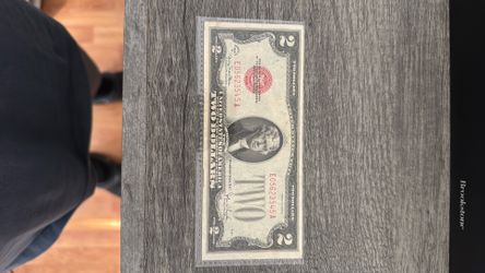 1928 $2 note