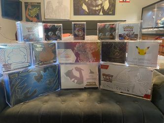 Title: FS: High-End Sealed Pokémon Collection Lot (151, Vintage, Booster Boxes) – All in Magnetic Acrylic Cases