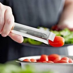 Delta Stainless Steel Tongs 7" New 12 Pack -