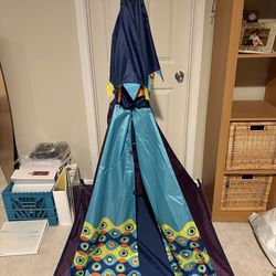 B. Toys Starry Sky Kids Play Tent Blue w/ Light Indoor Teepee