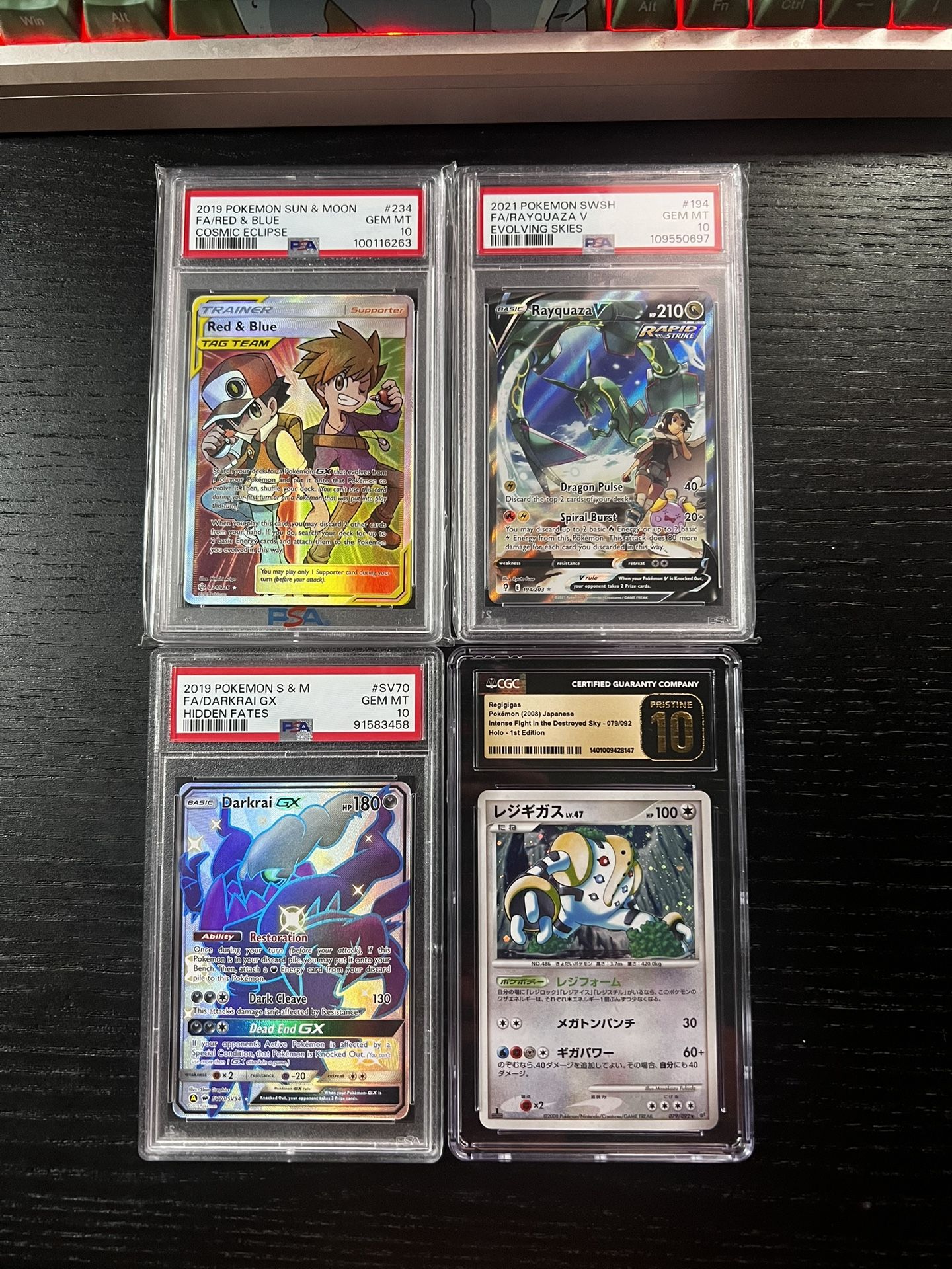 Pokemon PSA 10 Slabs