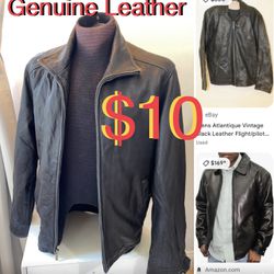 $10 Leather Jacket ALFANI size Small , check my listings i have a lot more available