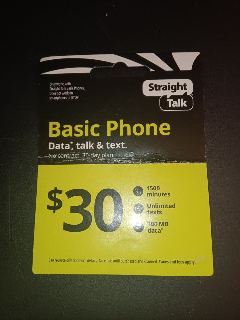 Straight Talk Phone Card