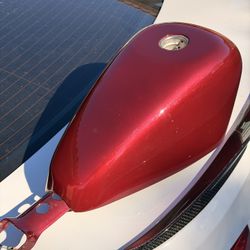 Harley Davidson Forty Eight Tank Custom Burgundy 