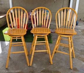 30.5 inch Swivel Bar Stools