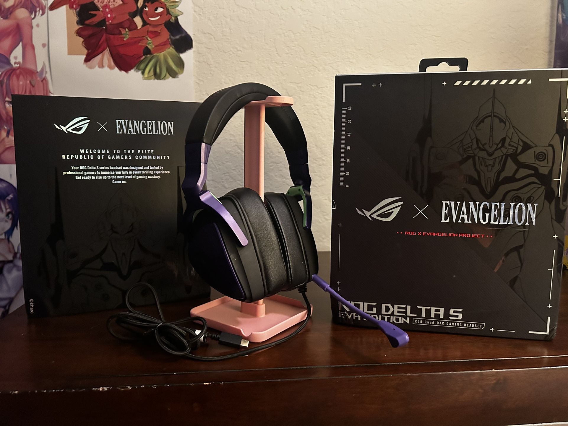Asus Evangelion Gaming Headphones