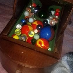 Vintage Marble Voting Box 