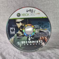 Bionic Commando Xbox 360 (Capcom, 2009) Game Disc Only