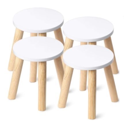 4 Wooden Chair/Stool for Kids (Or all 8 for discount!)