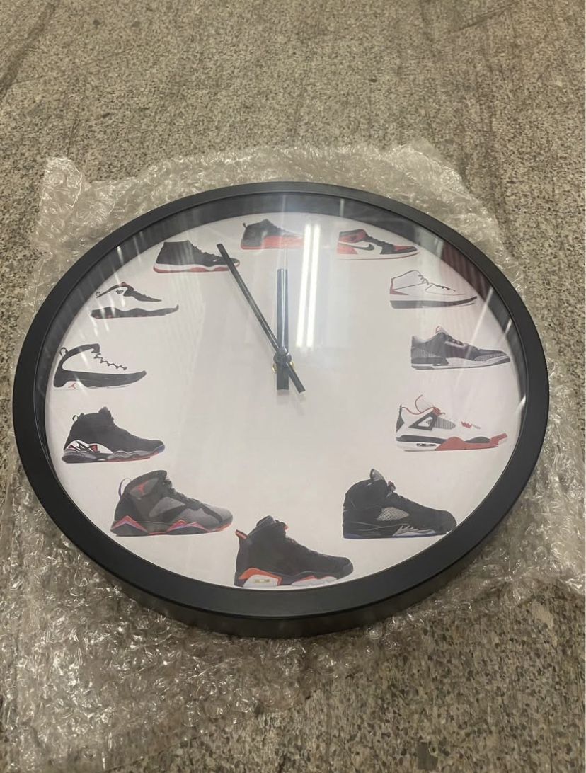 JORDAN SHOE CLOCK