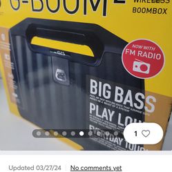 Gboom2 Bluetooth Wireless Speaker