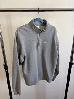 Nike Quarter Zip Gray Sweatshirt (M)