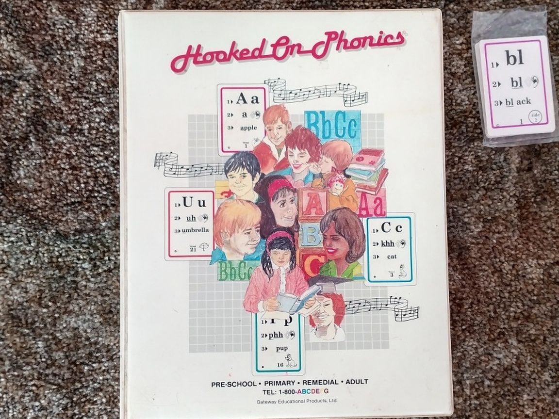 Vintage Hooked On Phonics Complete Set