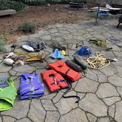 Boat Accessories - Anchors, Life Jackets, Tow Ropes Much More