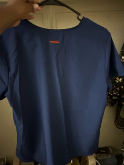 Blue Scrub TOP Women’s Large