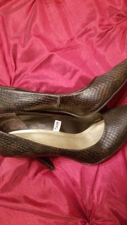Mossimo snake print heels