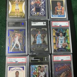 Priced Individually-NBA Graded Card Collection Basketball Cards Rookies Rare Autographed Cards 