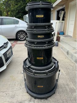 Peavey Radial Pro 500 Drum Set 12, 16, 22 & 14” Snare