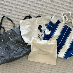 breach bags tote shoulder bag bundle lot linen summer womens totes bags