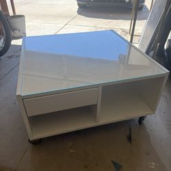 Coffee Table With Wheels