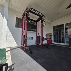 Vesta Pro Series 2in1 Squat Rack | Functional Trainer | 400lb Weight Stack | Commercial Grade | Gym Equipment | FREE DELIVERY🚚 🔴