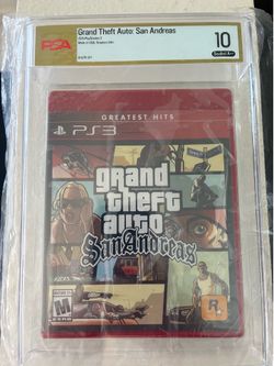 PSA 10 A++ Grand Theft Auto San Andreas