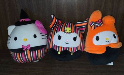 Sanrio Halloween Squishmallow Plush Set of 3