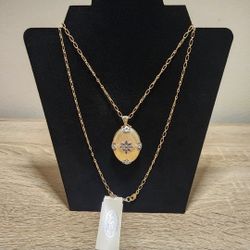 Elegant Gold Locket Necklace