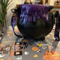 Disneyland Halloween Cauldron Sleeping Beauty Maleficent Popcorn Bucket