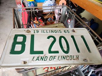 1965 license plate