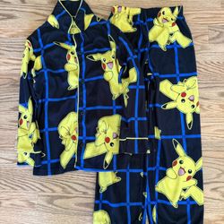 Pokemon Pikachu Pajamas Size Small 6/7