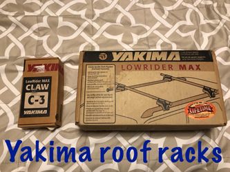 Yakima lowrider roof rack sale