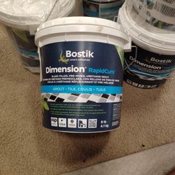 Tile Grout Bostic Dimension Rapid Cure This Stuff Is Stupid Good But Stupid Expensive!!! Baught More Than We Needed Trying 