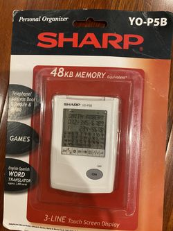 Antique Collectible Sharp PDA Personal Organizer YO-P5B