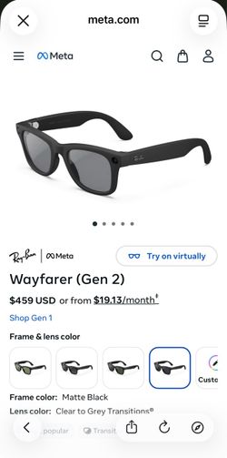 Rayband meta glasses