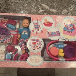 Baby Doll Play Set and Accessories 