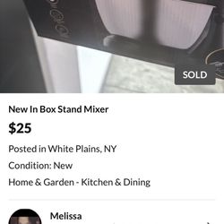 New In Box Stand Mixer 