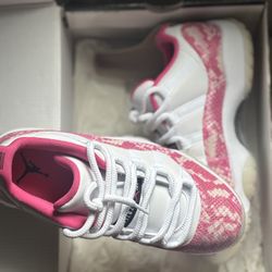 Pink Jordan 11s 