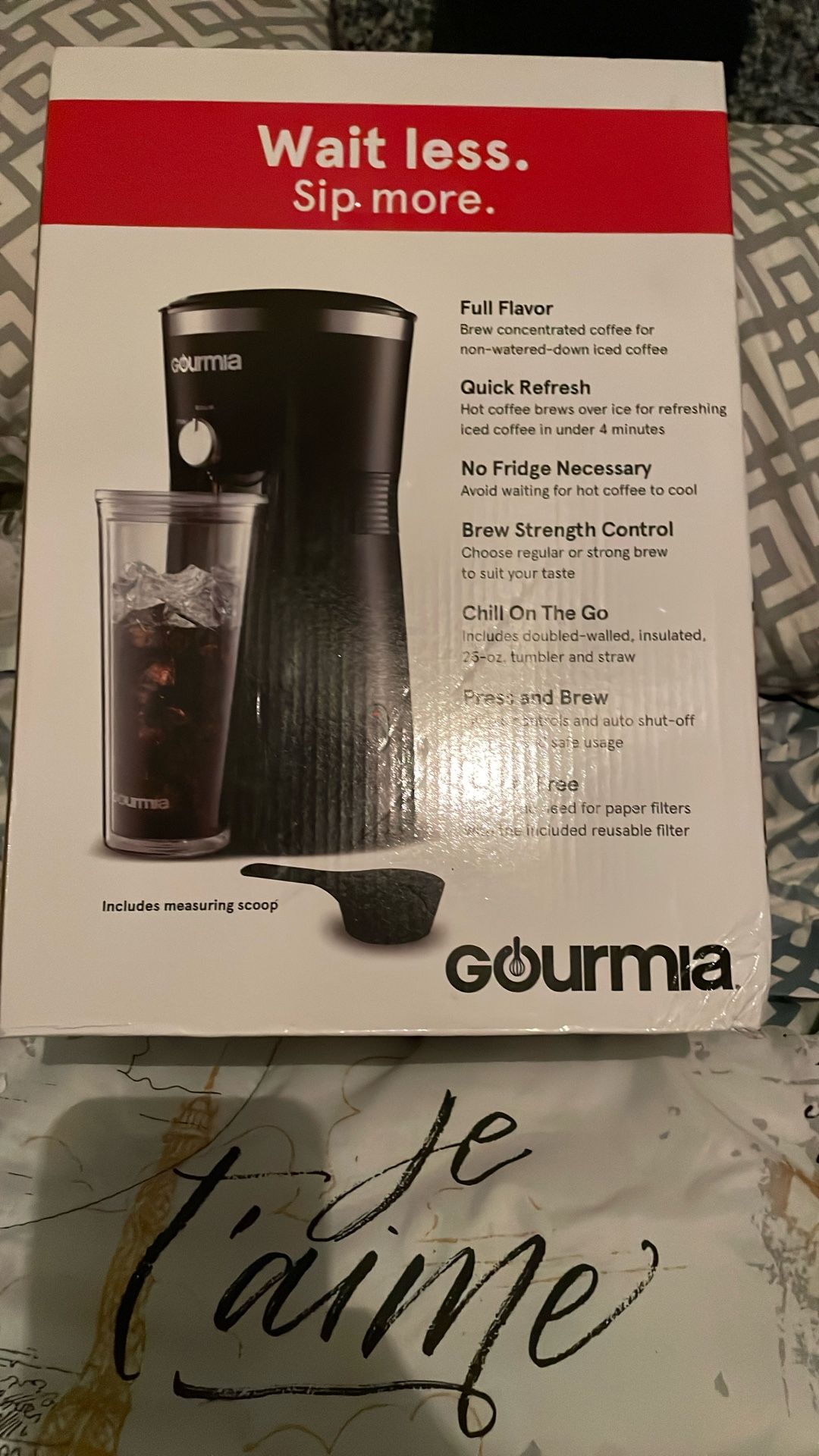 Gourmia Iced Coffee Maker