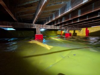 Vapor barrier installation