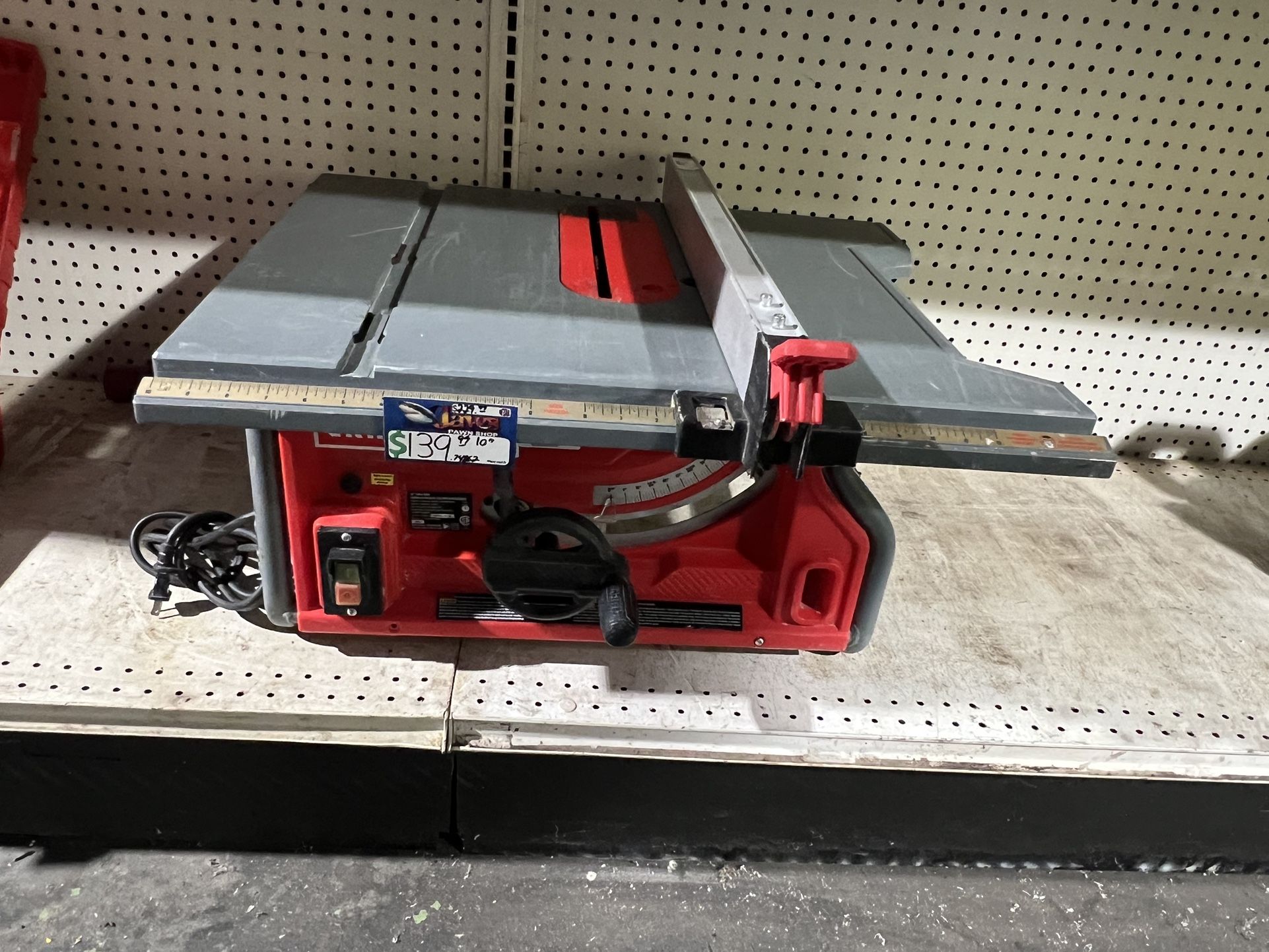 Craftsman 10inch table saw pick up only no stand
