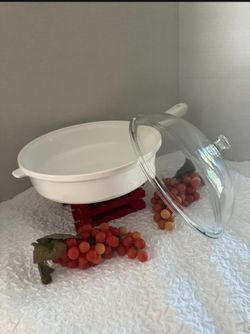 Princess House Nouveau Exclusive 10 1/2" Skillet with Dome Lid Made in France $65